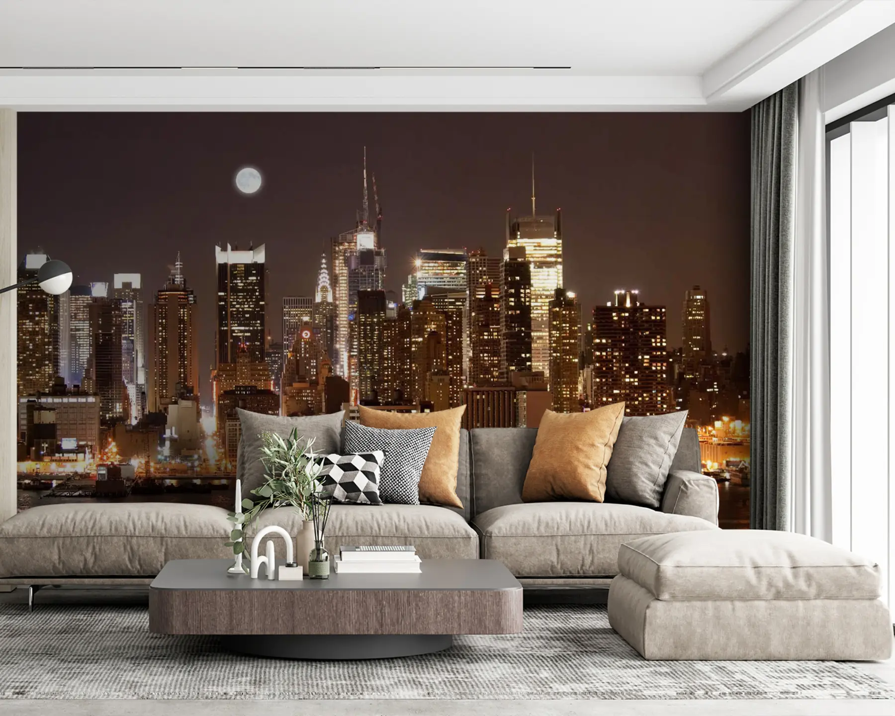 wall murals New York waterfront u57923