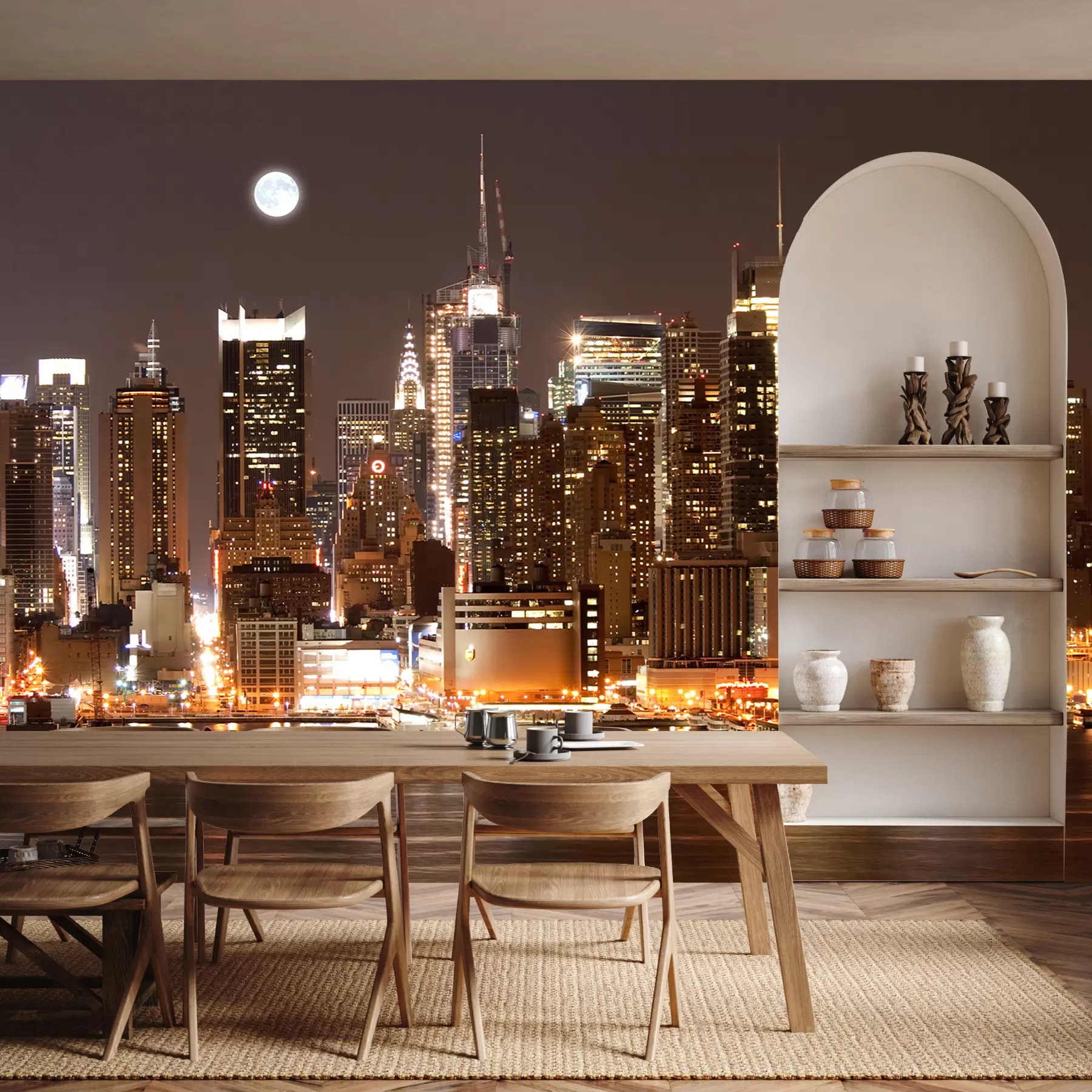 wall murals New York waterfront u57923