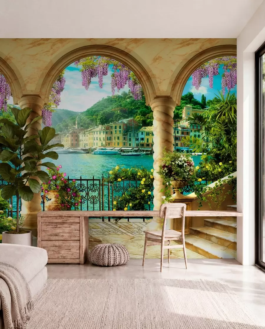 wall murals Flower, water e plant u79431
