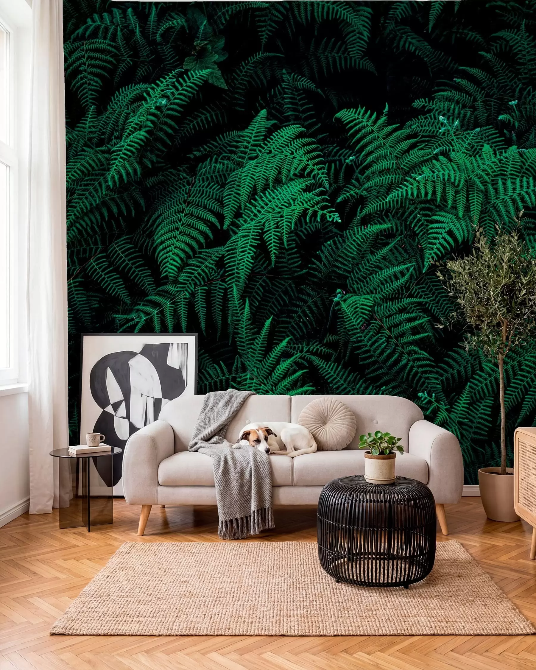 wall murals Fern u73636