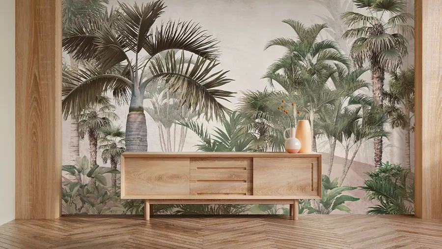 wall murals Palm trees and tropics u73805