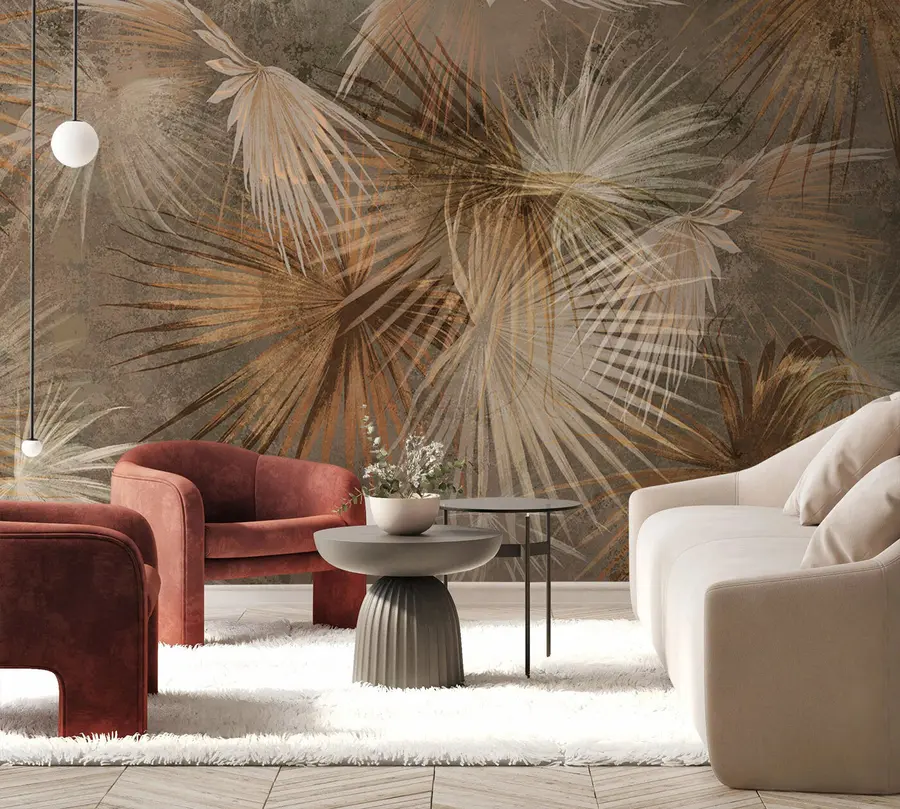 wall murals Tropical leaves u93539