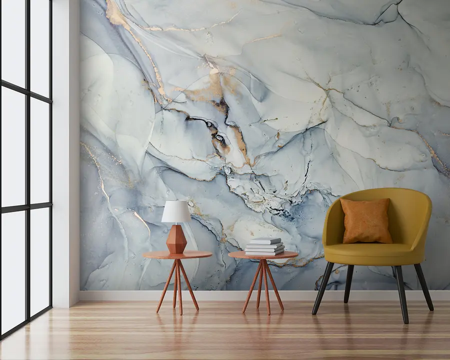 wall murals Ice cap, snow e melting u93432