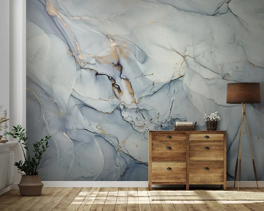wall murals Ice cap, snow e melting u93432