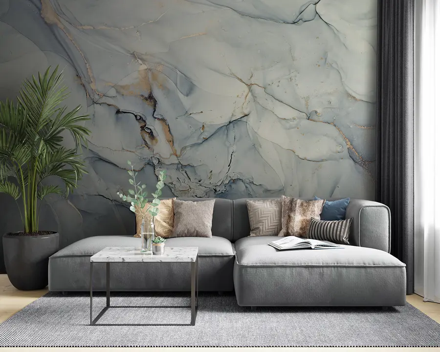 wall murals Ice cap, snow e melting u93432