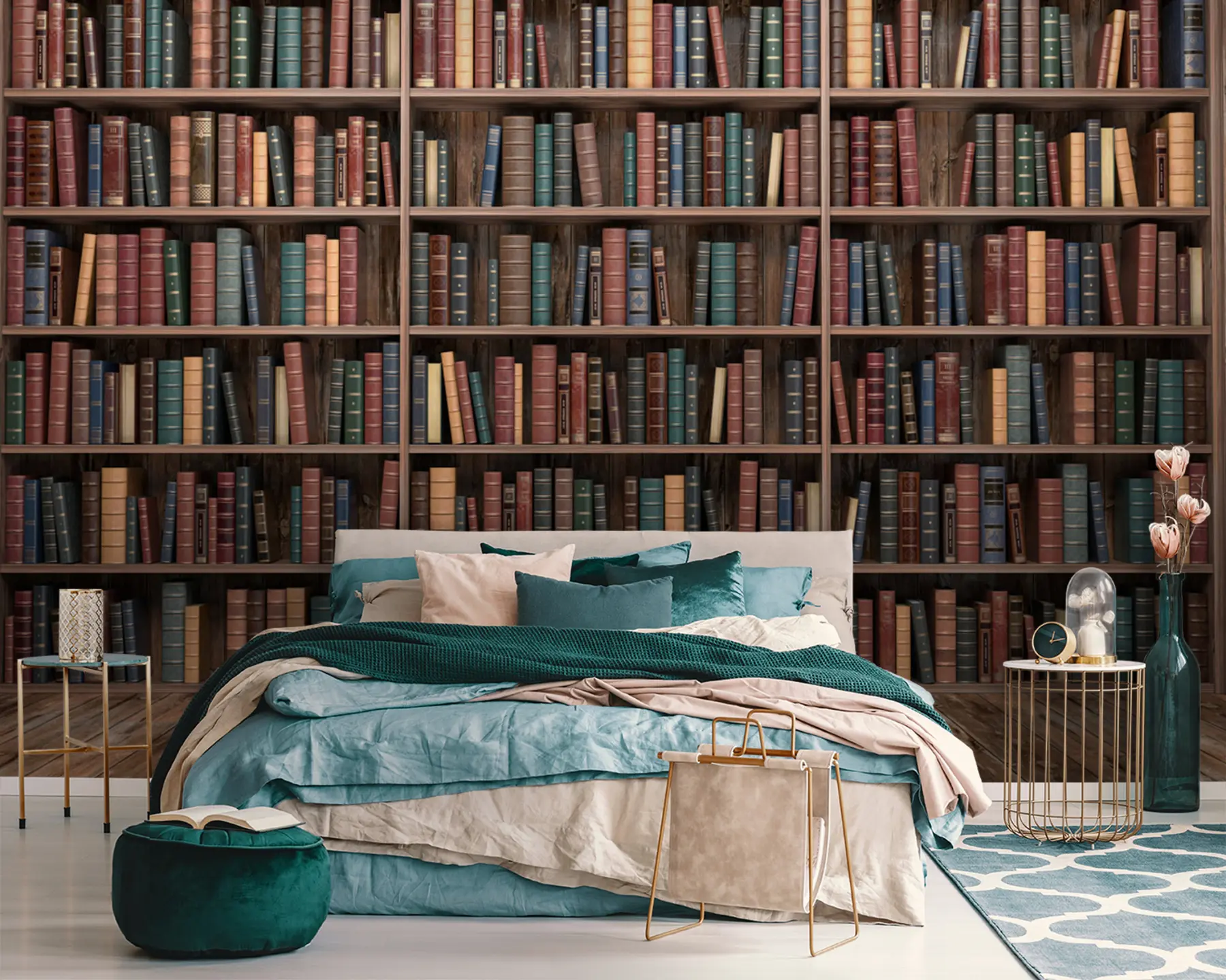 wall murals Impressive Library u93501