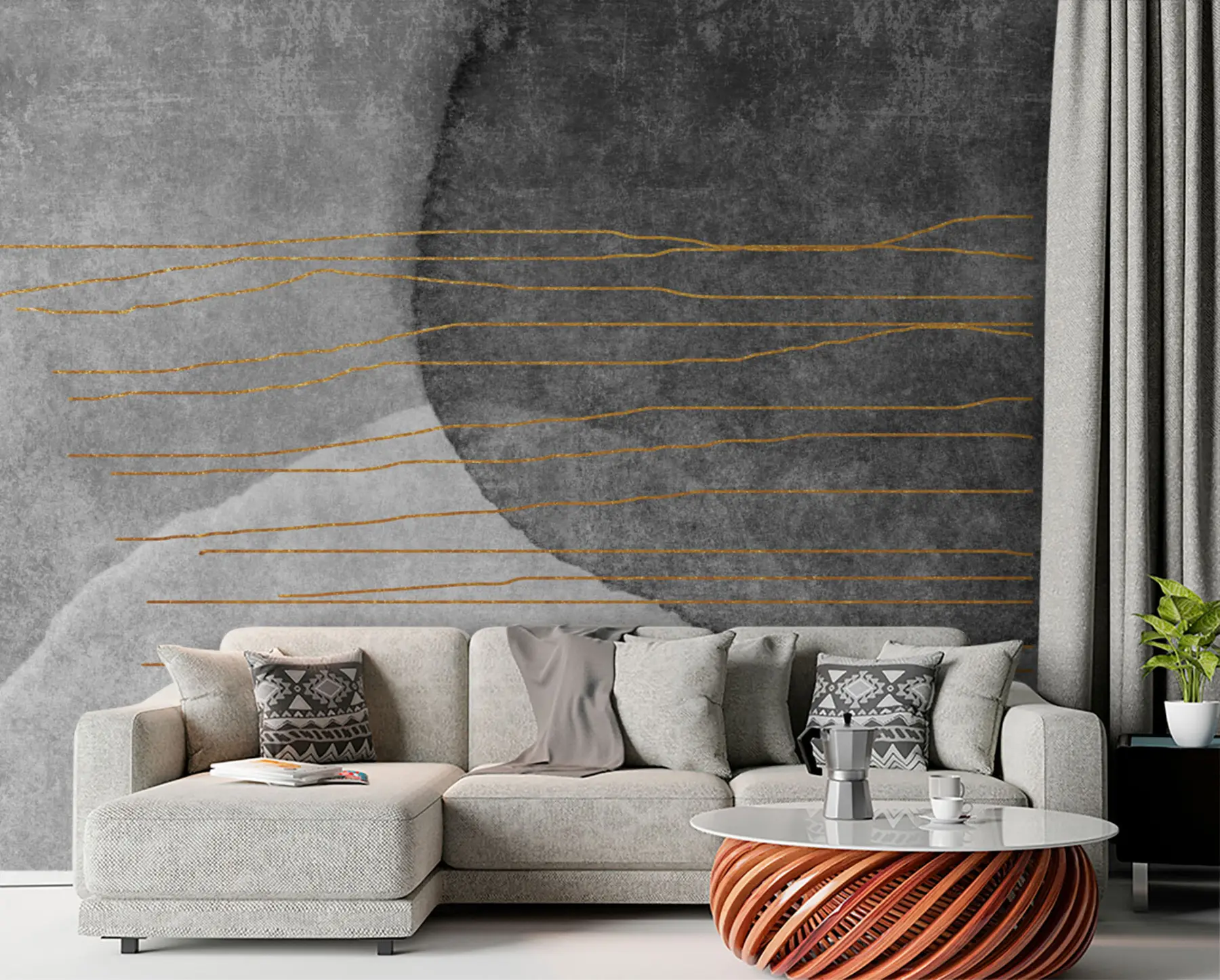 wall murals Abstract art of oil painting u78579
