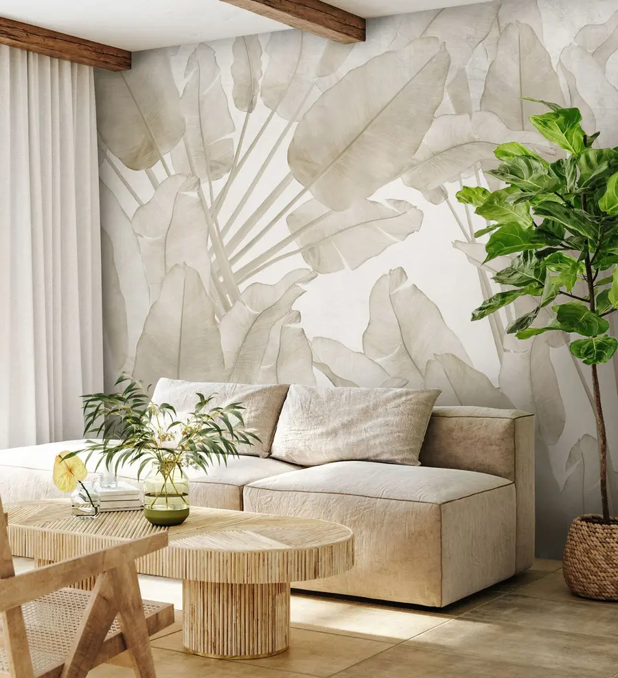 wall murals Banana leaves trend u73963