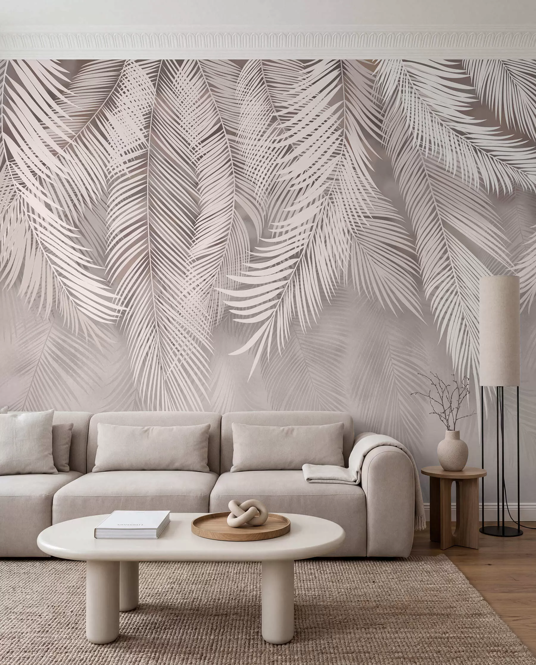 wall murals Delicate drooping leaves u48556v5