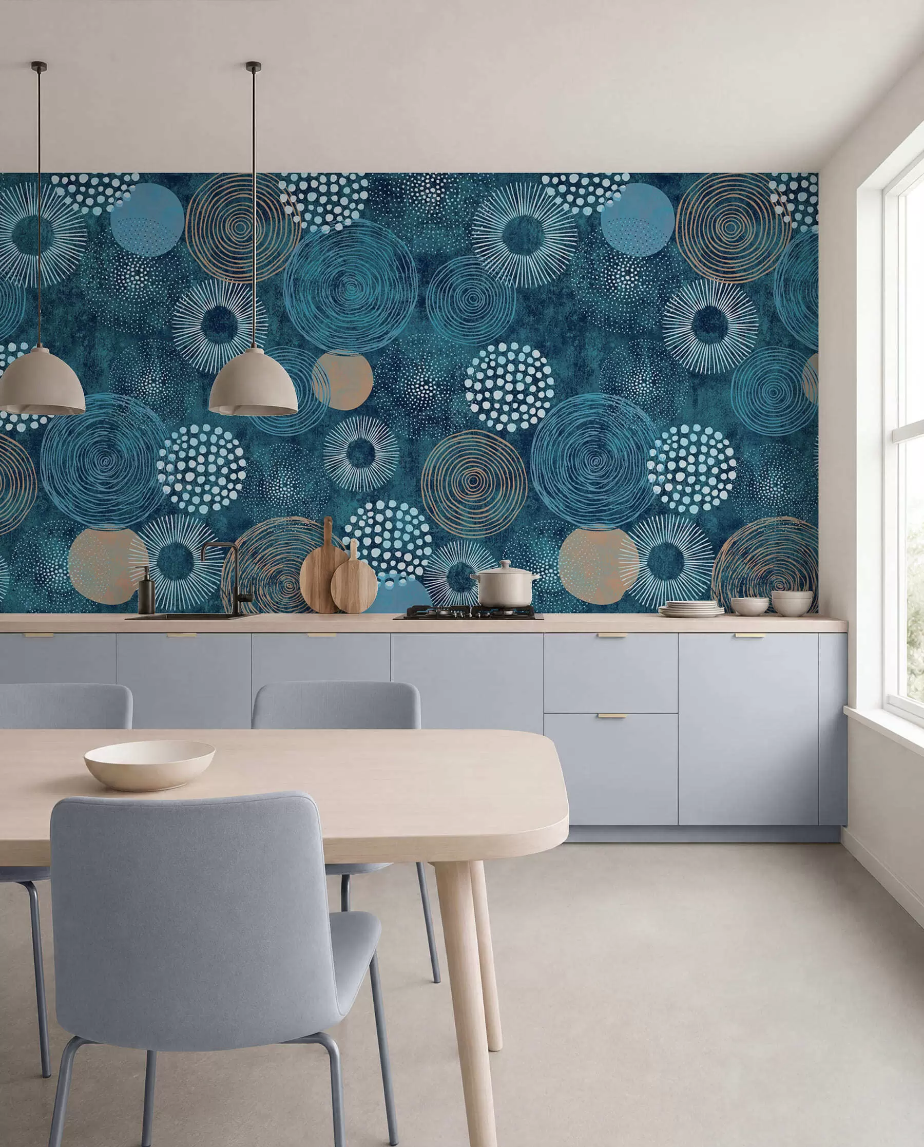 wall murals Textile, art and font u59376