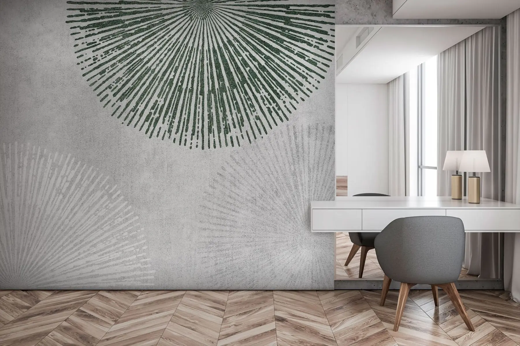 wall murals Geometric abstraction of Japan Pattern u74078