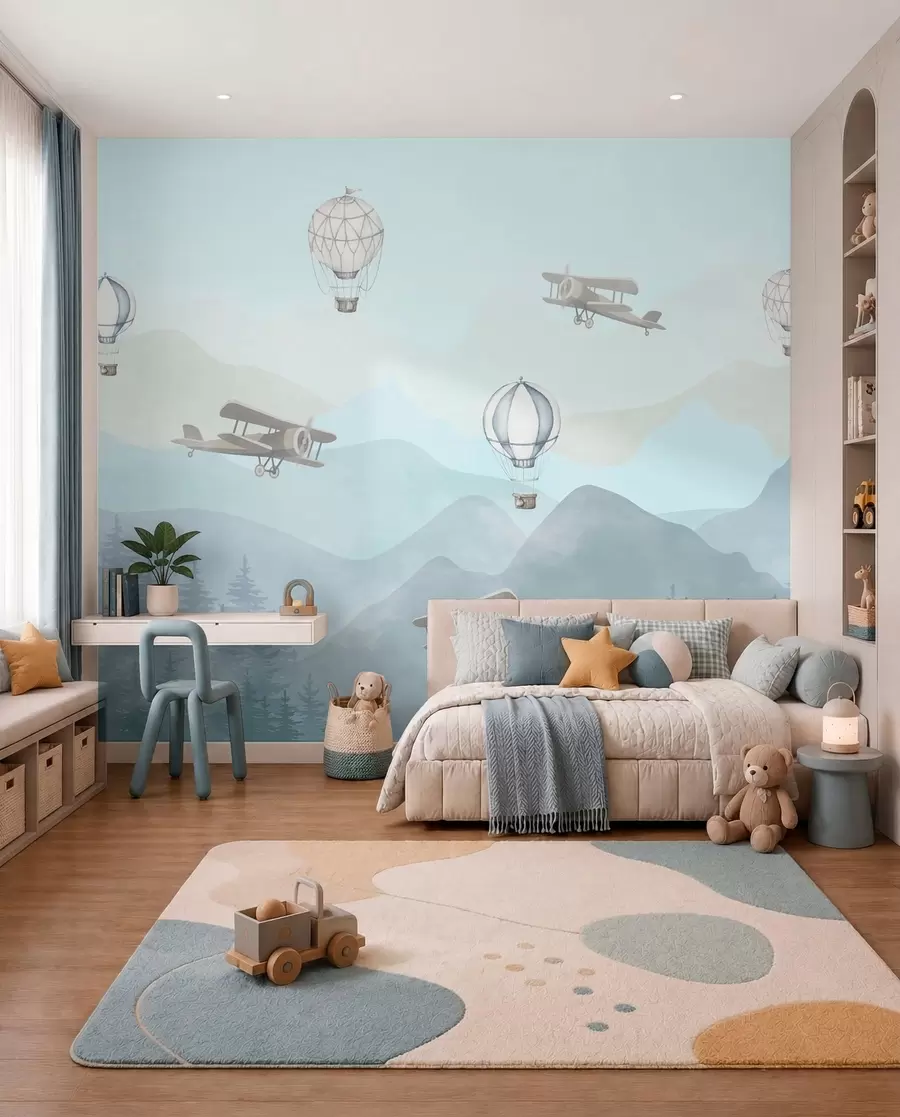 wall murals Little Sky Explorers u74226