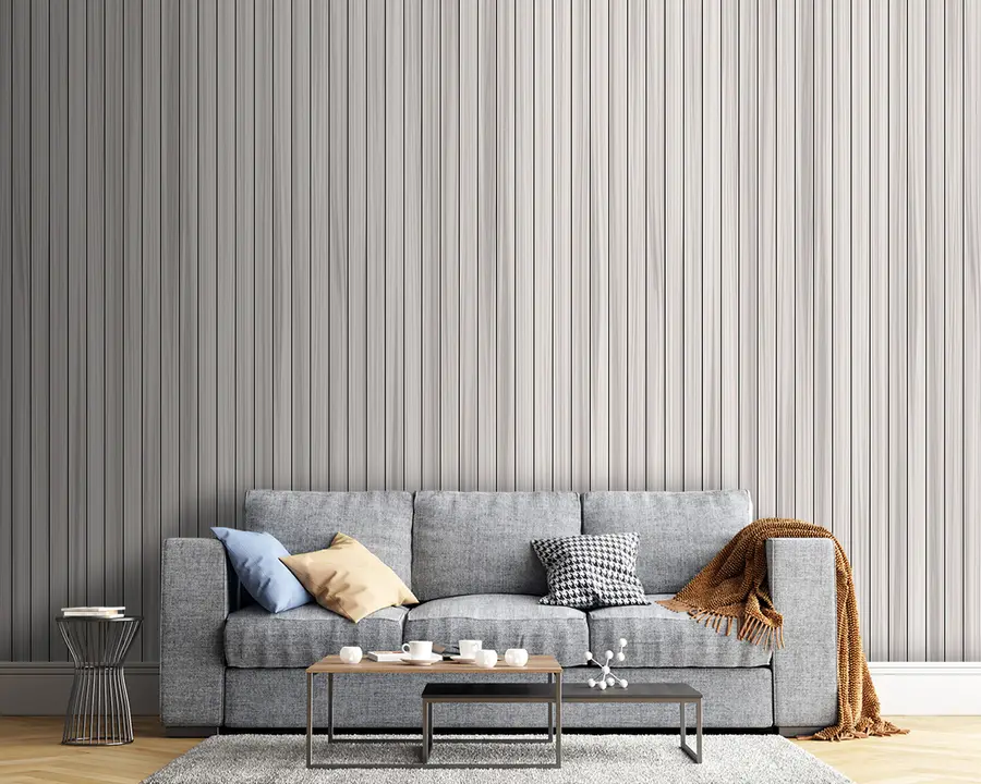 wall murals Acoustic Grey Wallpaper u93831