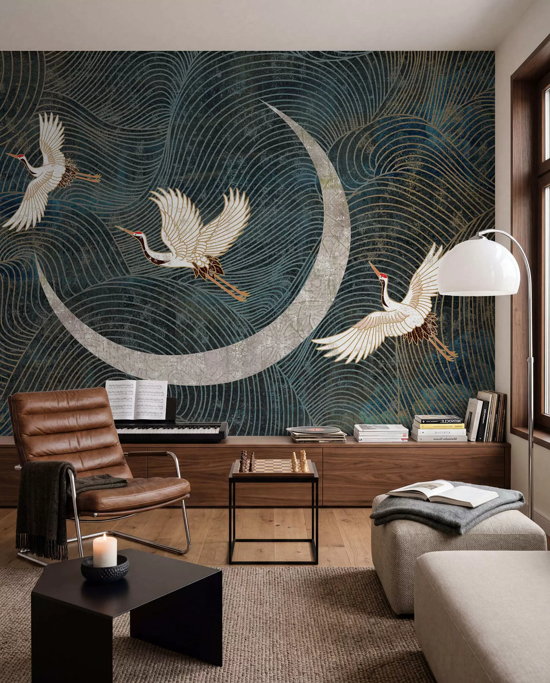 wall murals Bird, nature and green u59573