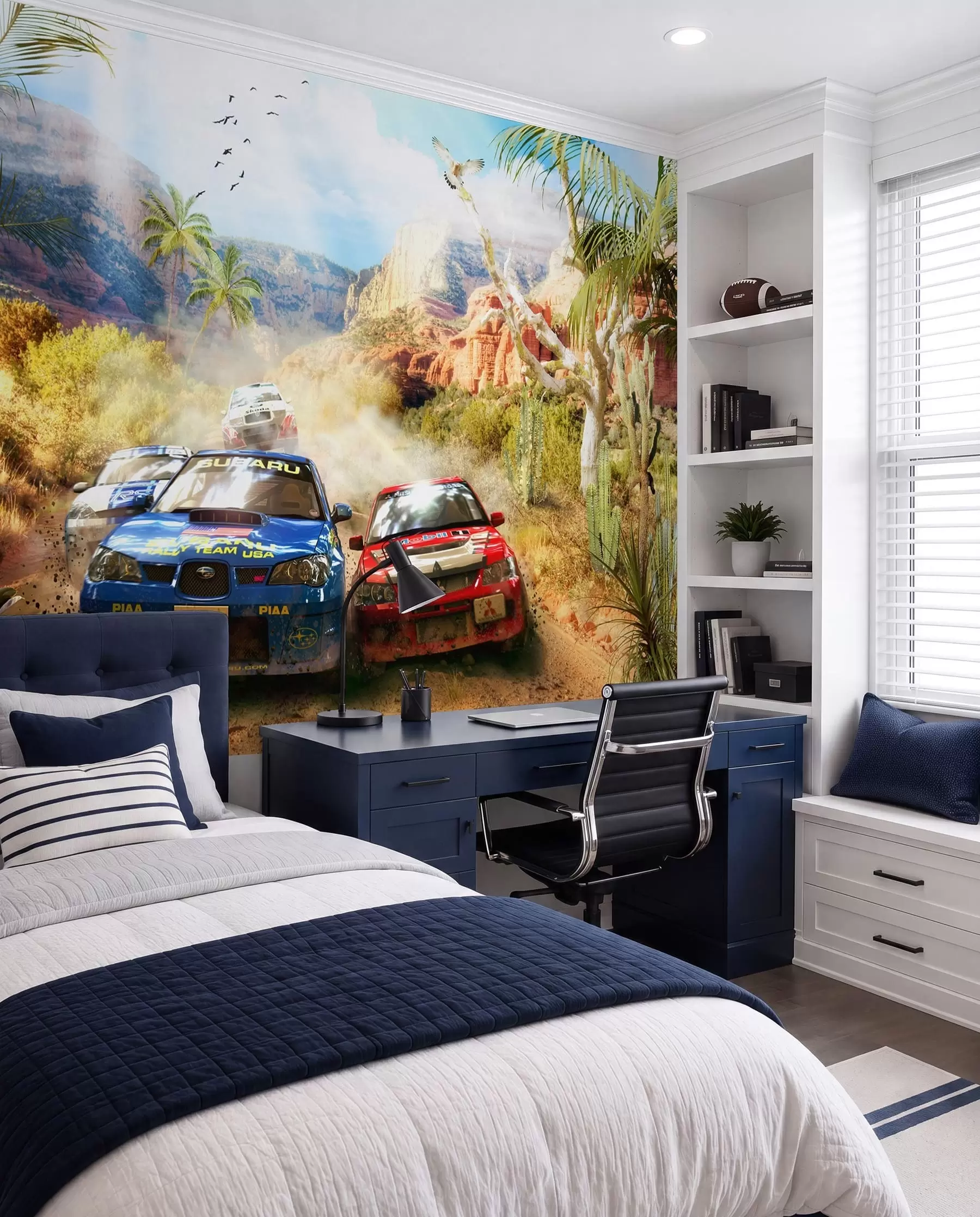 wall murals Rally in the canyon u64438