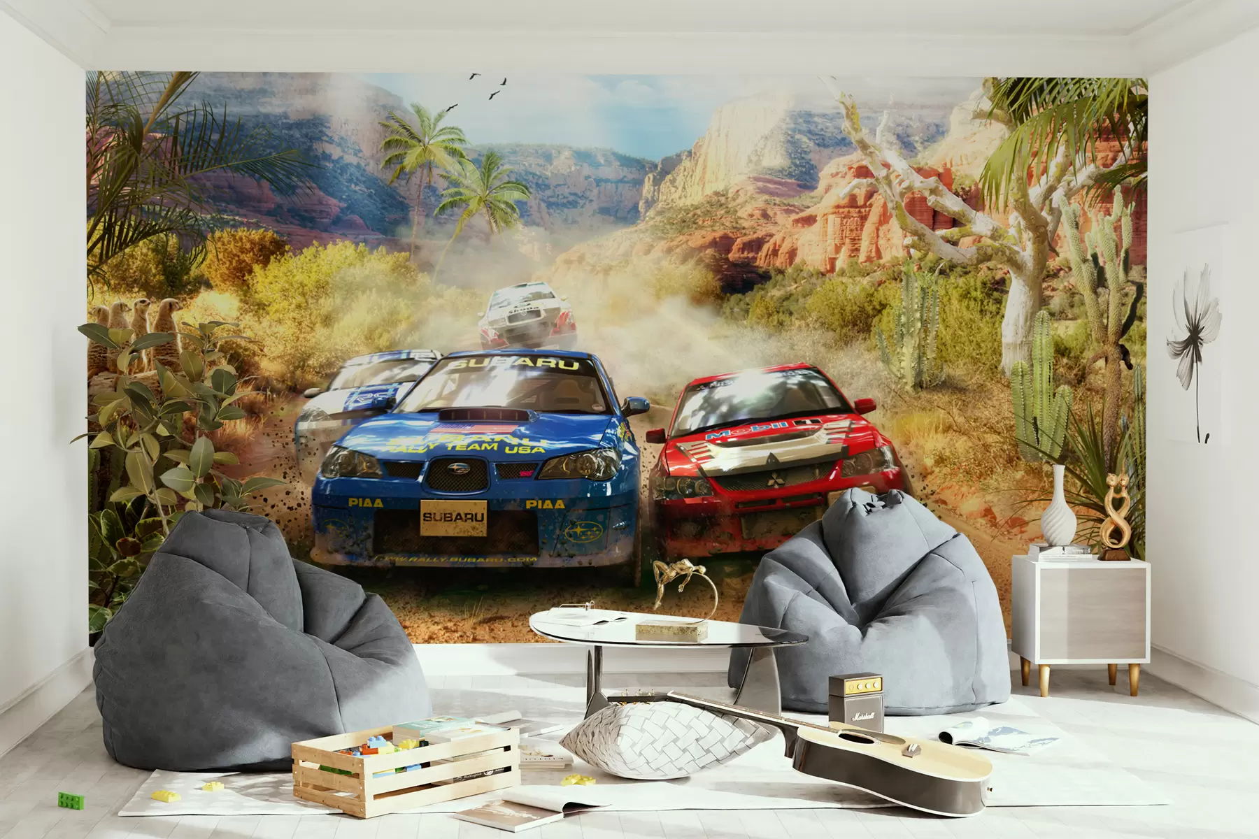 wall murals Rally in the canyon u64438