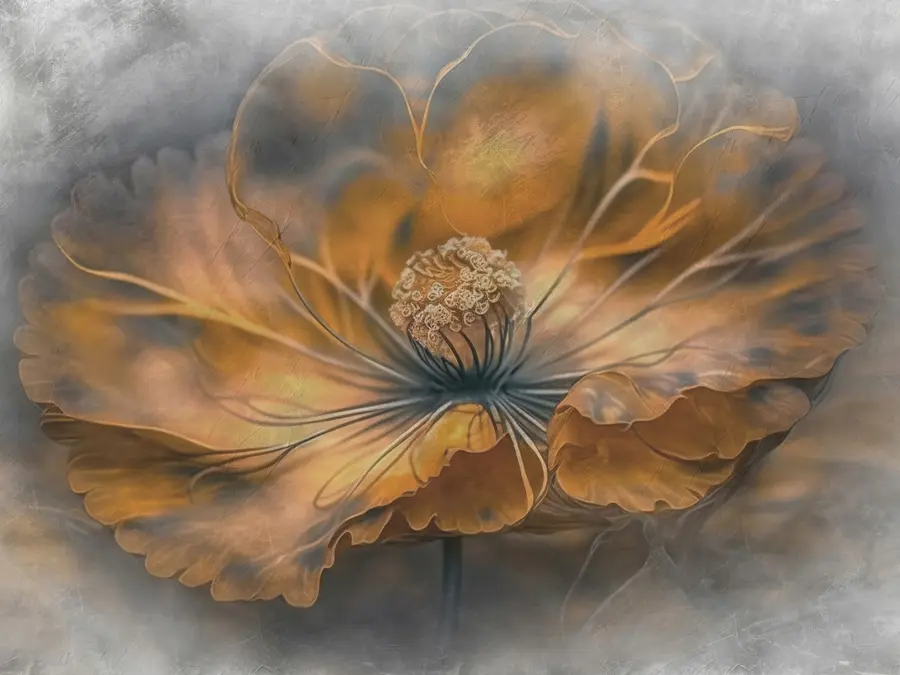 wall murals Large flower u93916