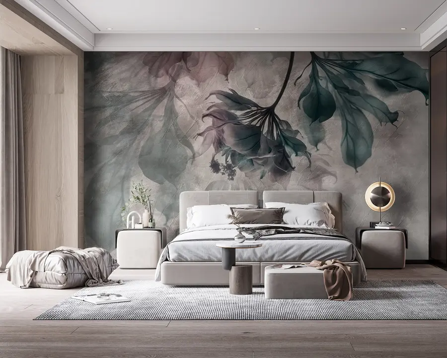 wall murals Delicate translucent branches u93927