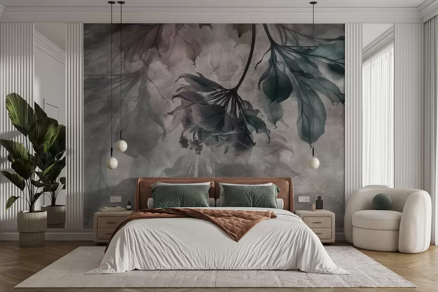 wall murals Delicate translucent branches u93927