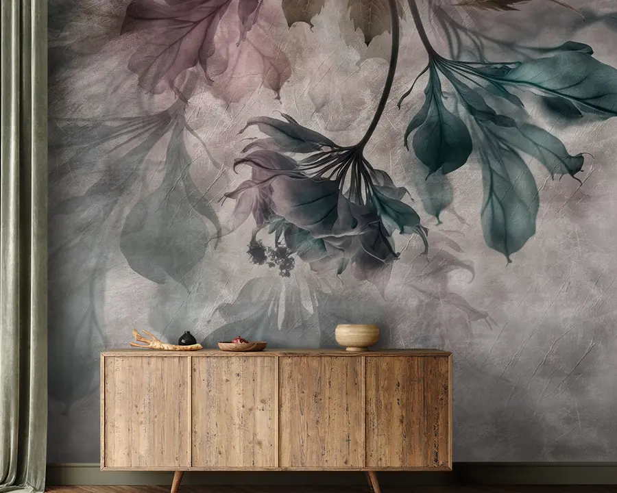 wall murals Delicate translucent branches u93927