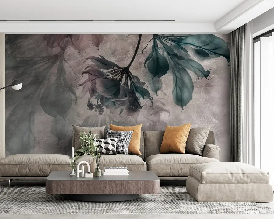wall murals Delicate translucent branches u93927