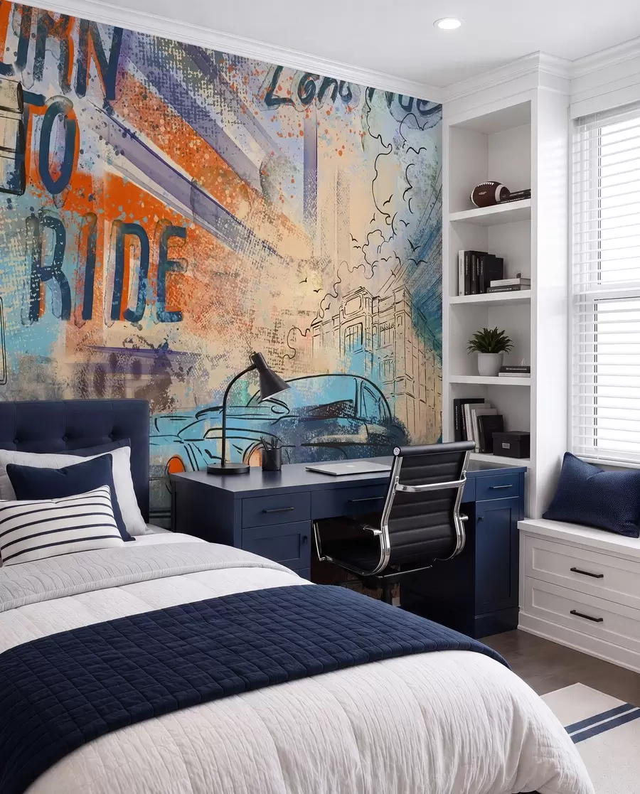 wall murals Retro car u93889