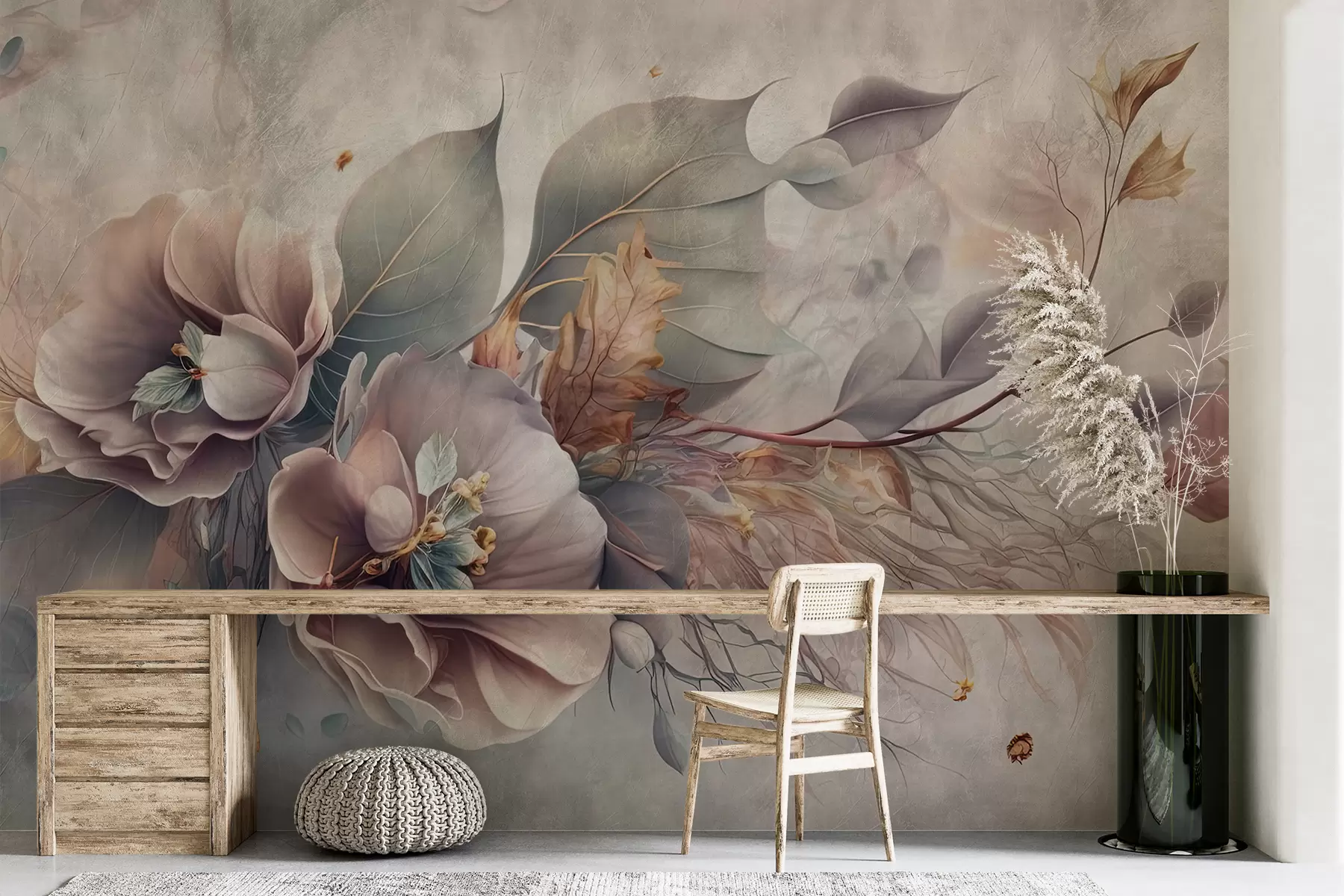 wall murals Chimera flowers u93930