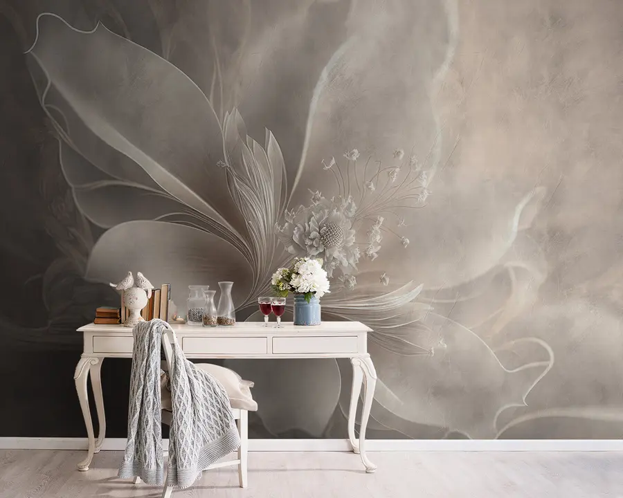 wall murals A very delicate flower u93944