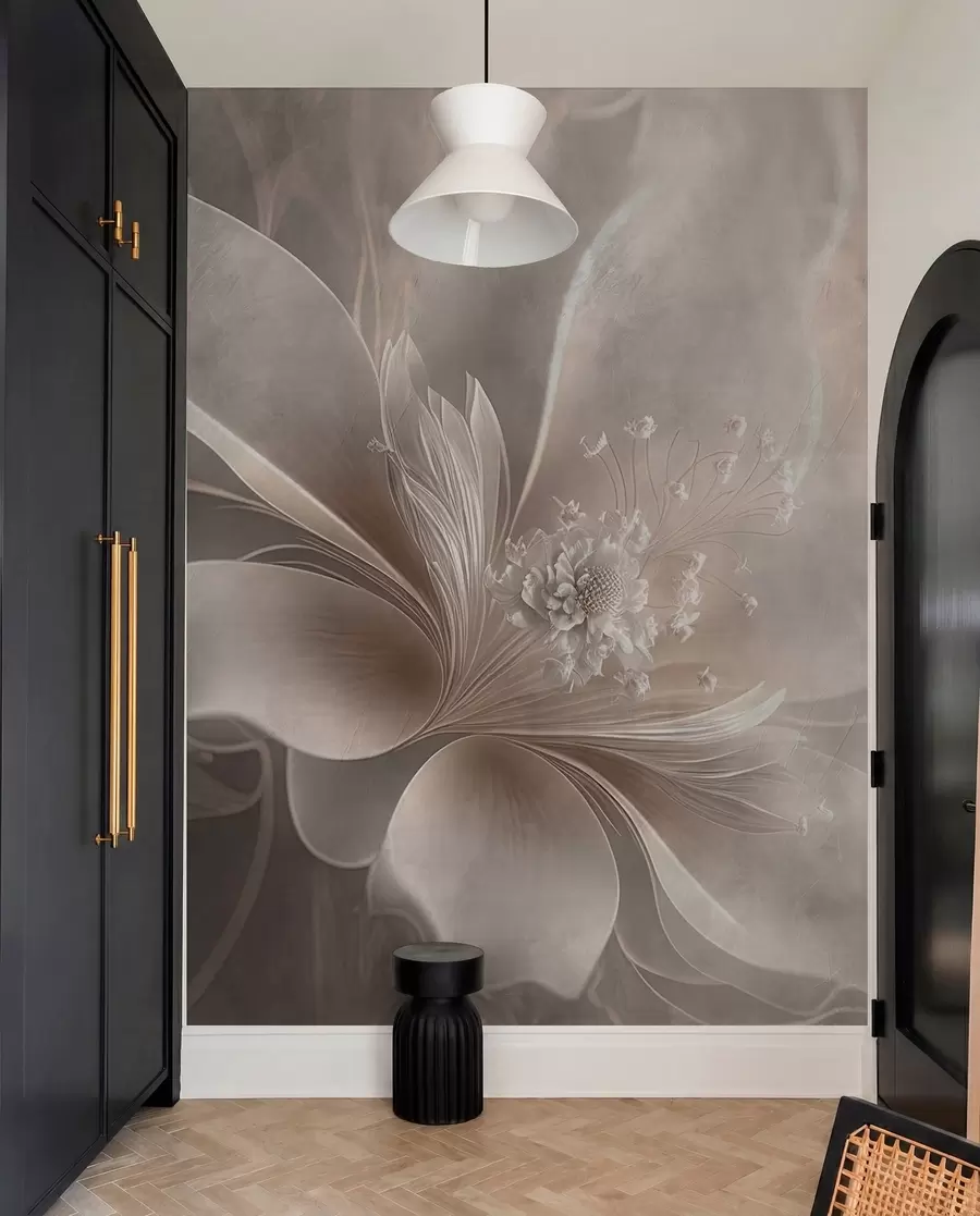 wall murals A very delicate flower u93944