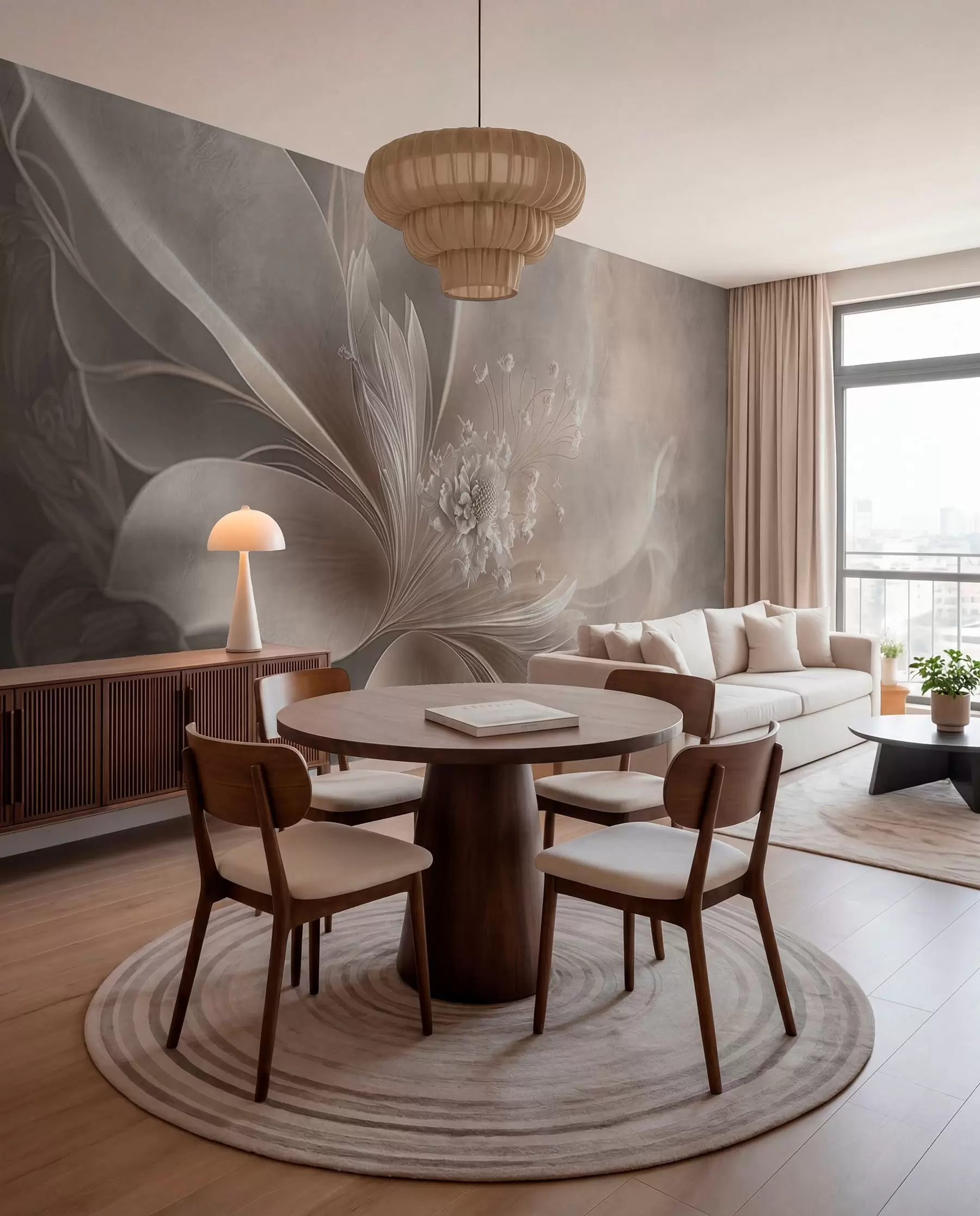 wall murals A very delicate flower u93944