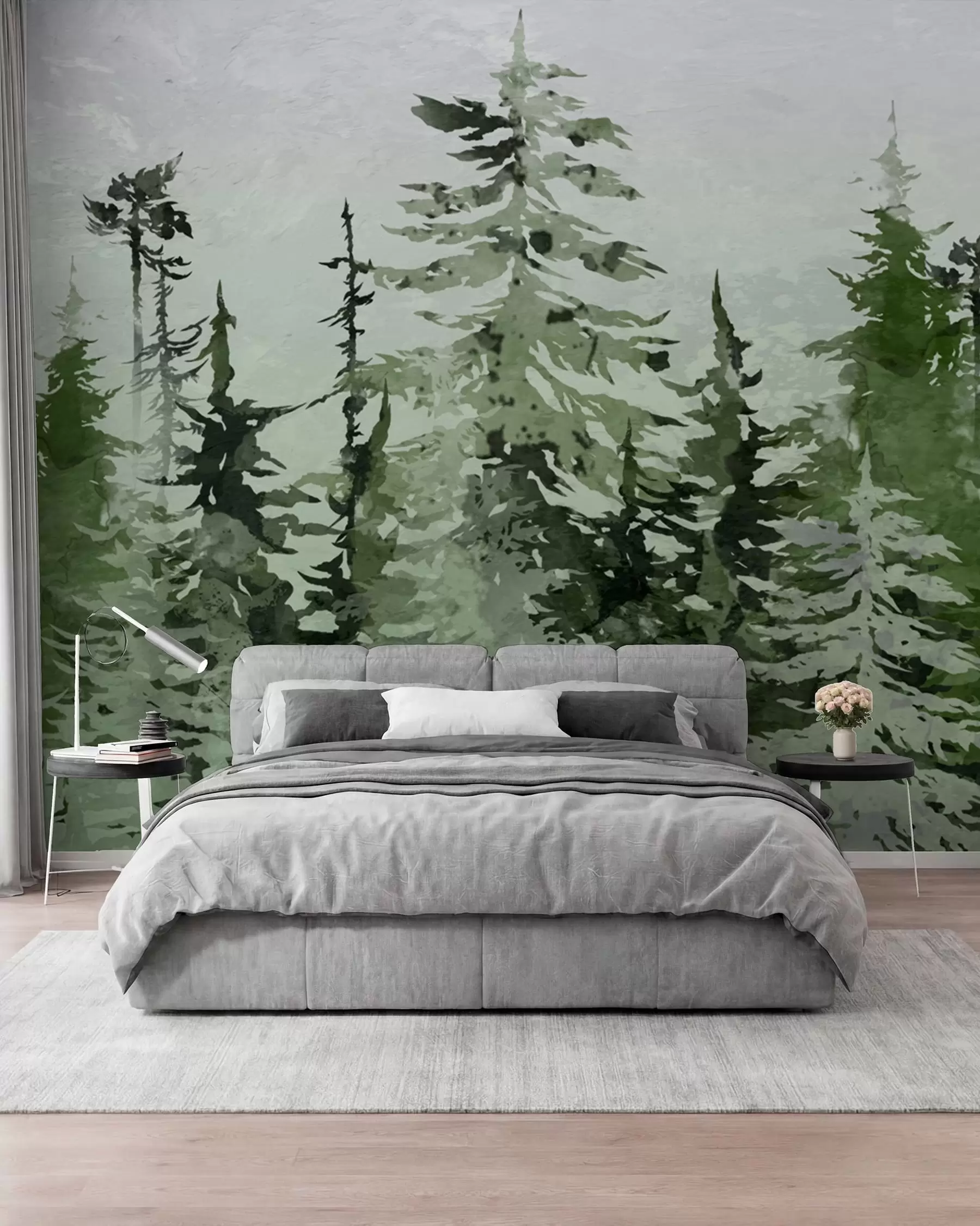 wall murals Ate artistic drawing watercolor u75173