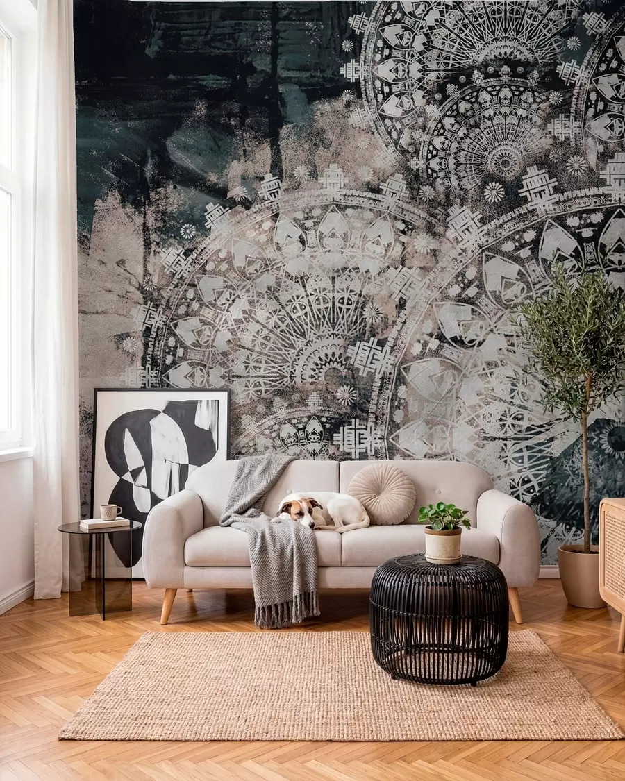wall murals Vintage mandala u93958