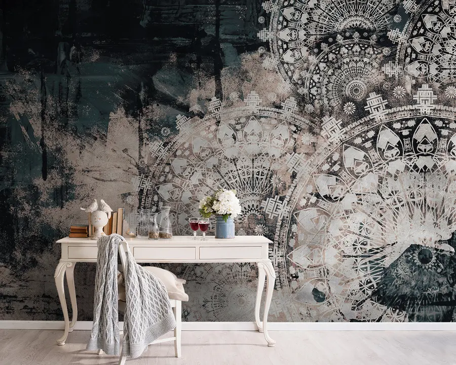 wall murals Vintage mandala u93958