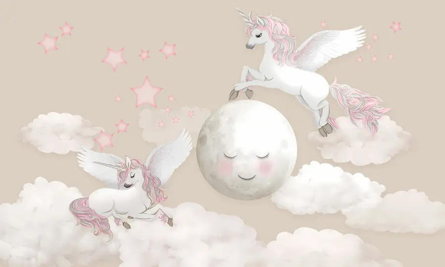 wall murals Fairytale unicorn u94136