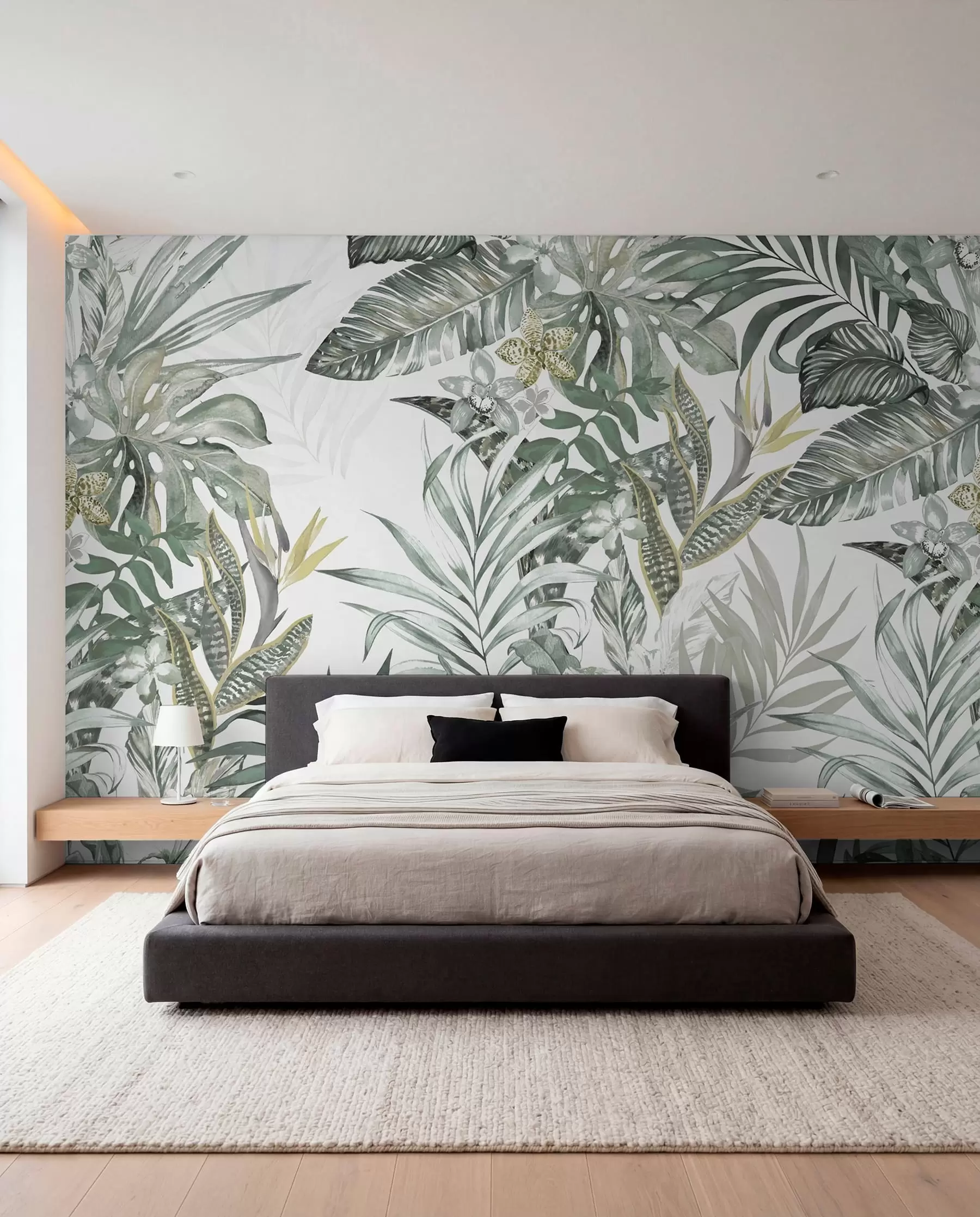 wall murals Birds in a Botanical Weave u94199