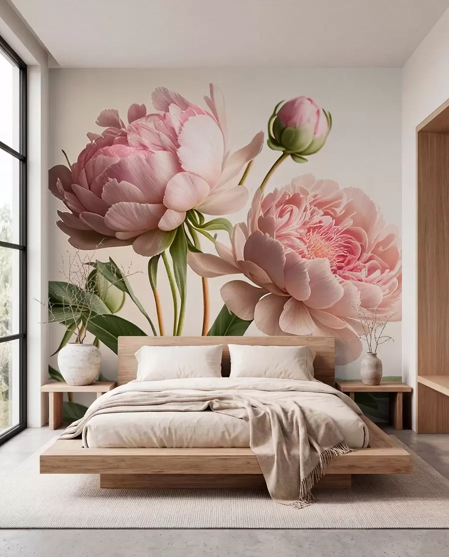 wall murals watercolor flowers u70658