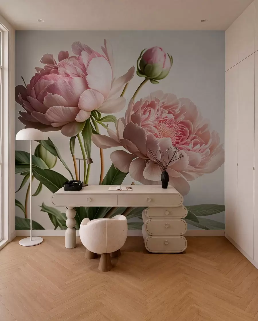 wall murals watercolor flowers u70658