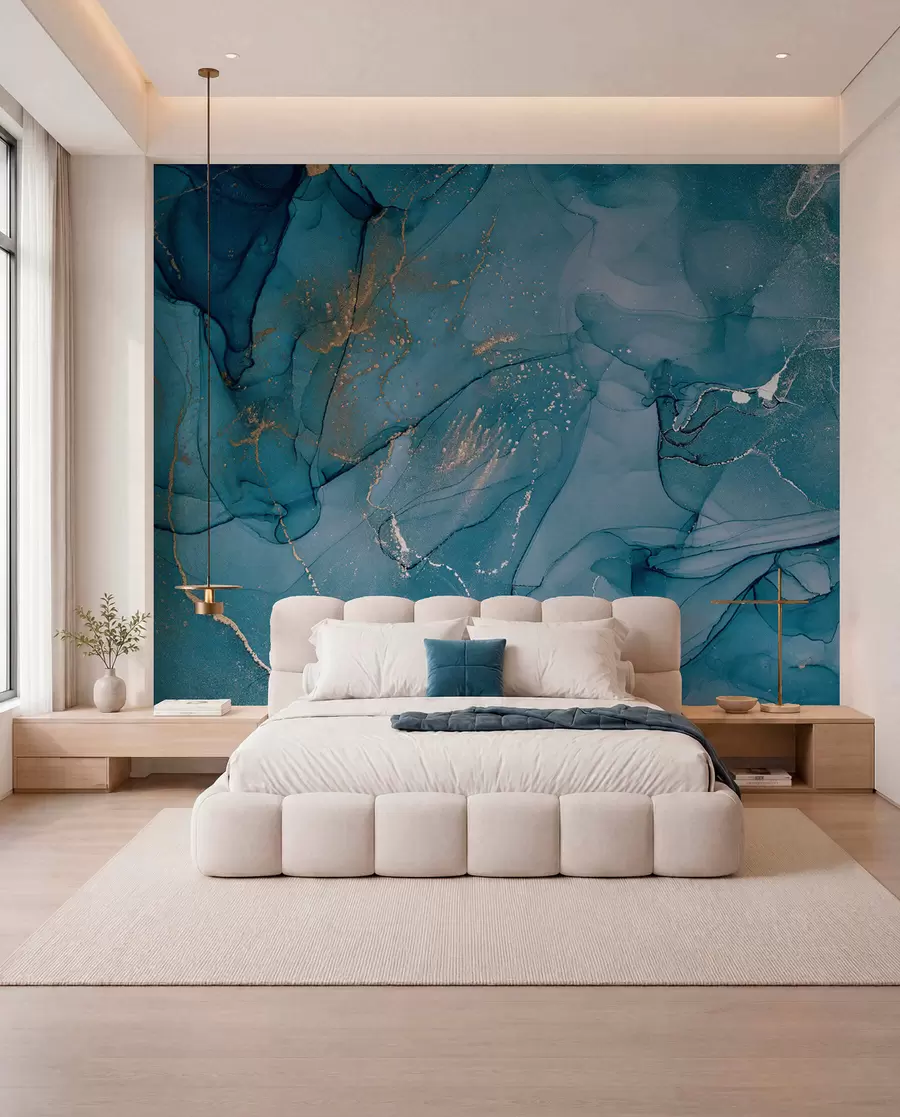 wall murals Alcohol ink translucent u94262
