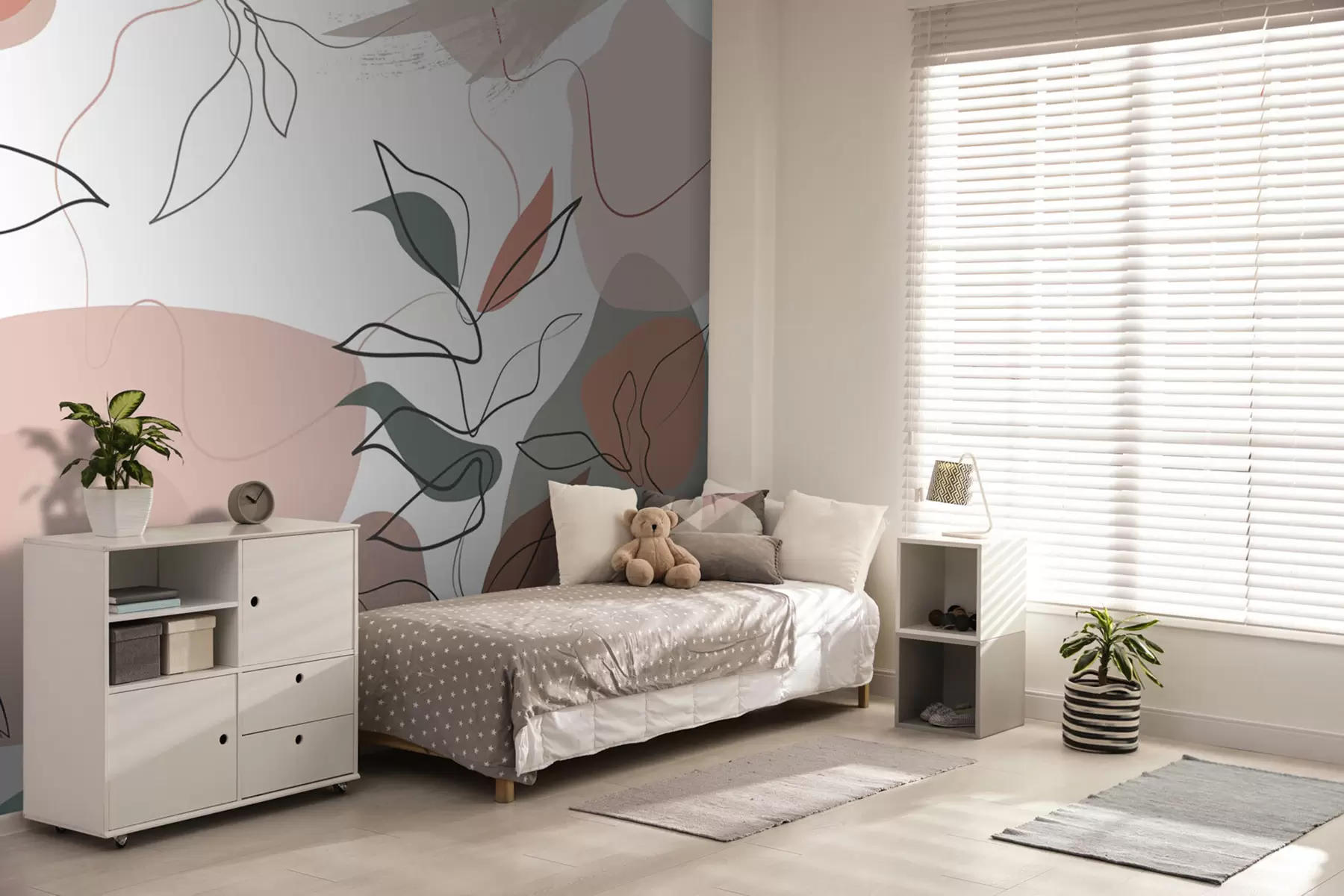 wall murals Boho style plants u94440