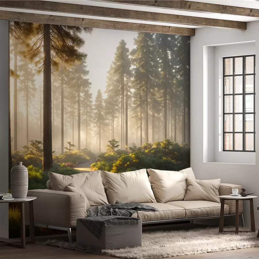 wall murals Forest path u94531