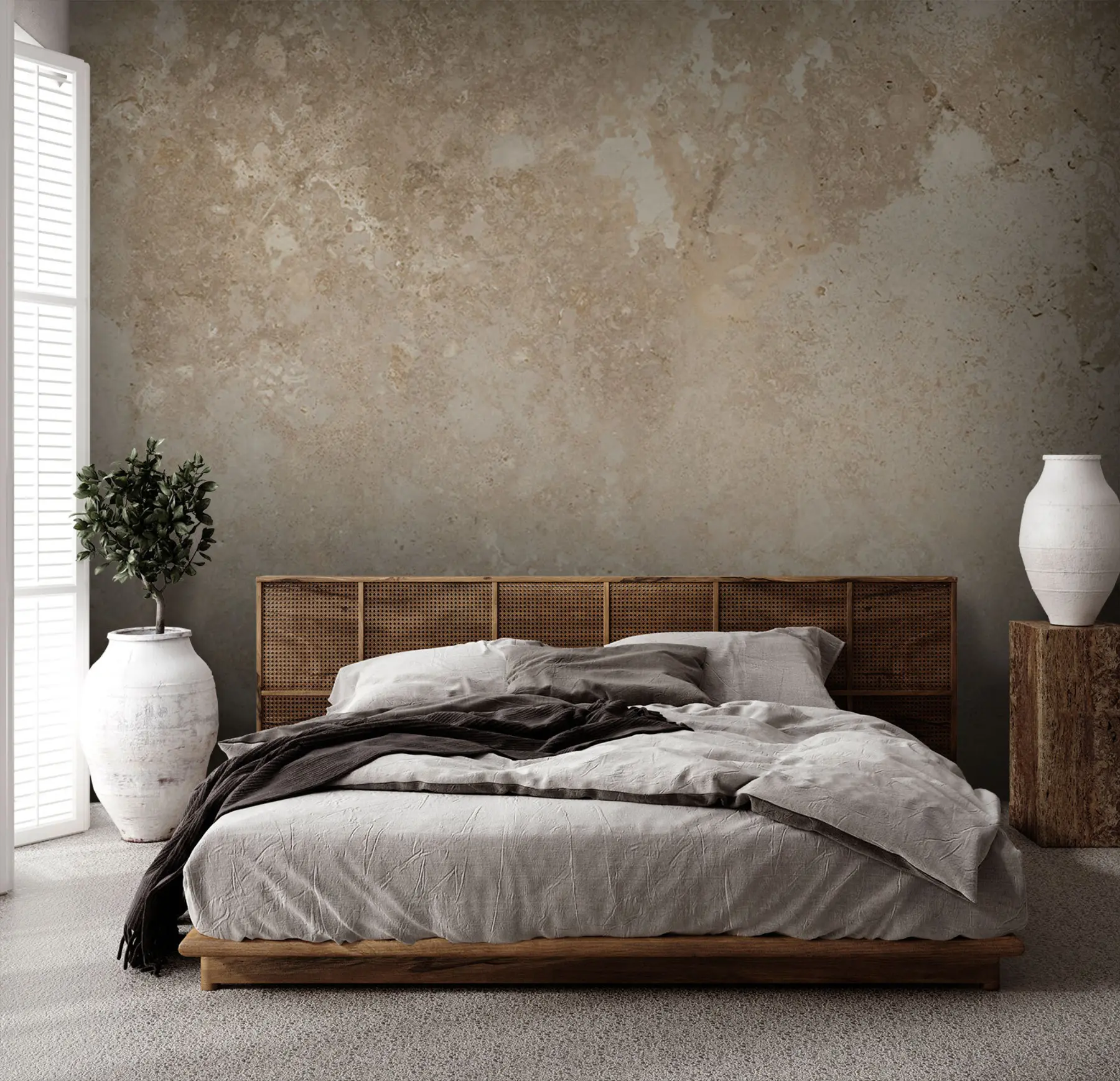 wall murals Background of cement stone u94384