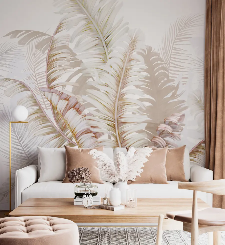 wall murals tropical leaves u94469