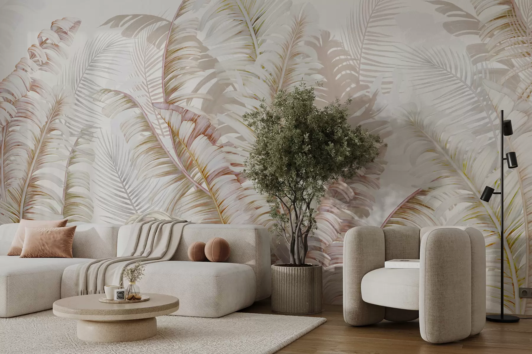 wall murals tropical leaves u94469