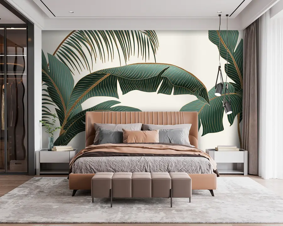wall murals Palm leaves u74283