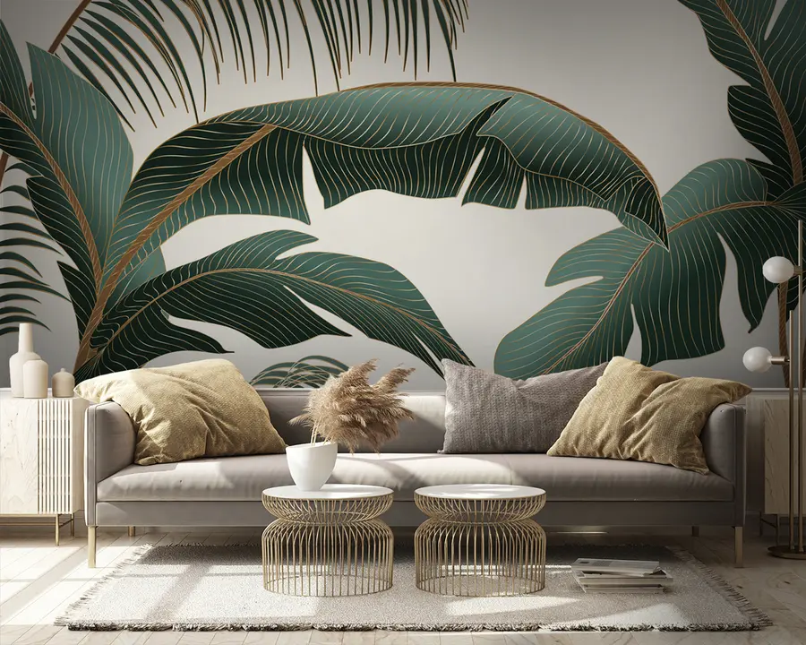 wall murals Palm leaves u74283