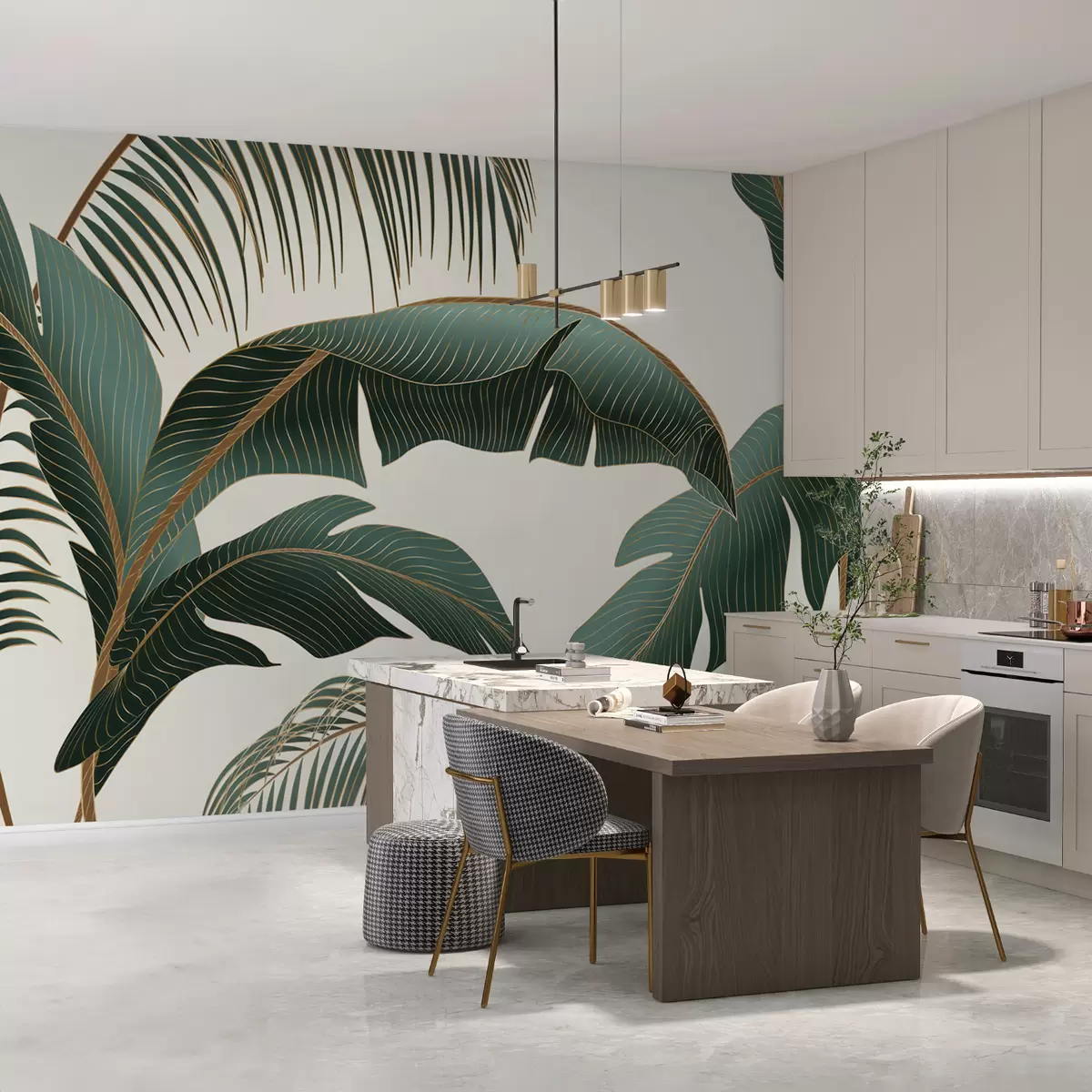 wall murals Palm leaves u74283