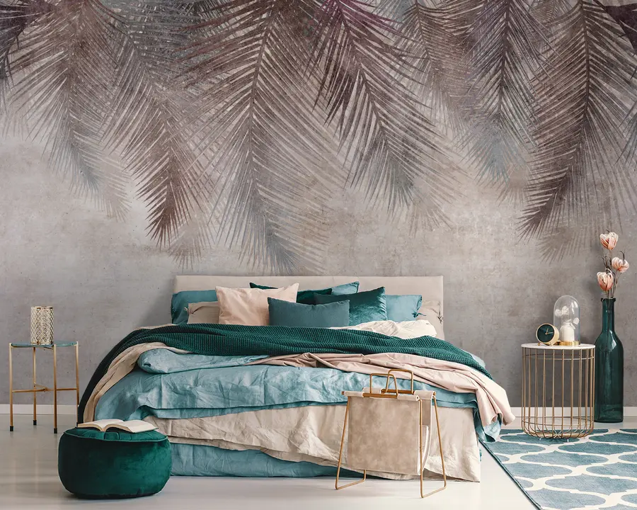 wall murals palm leaves u94835