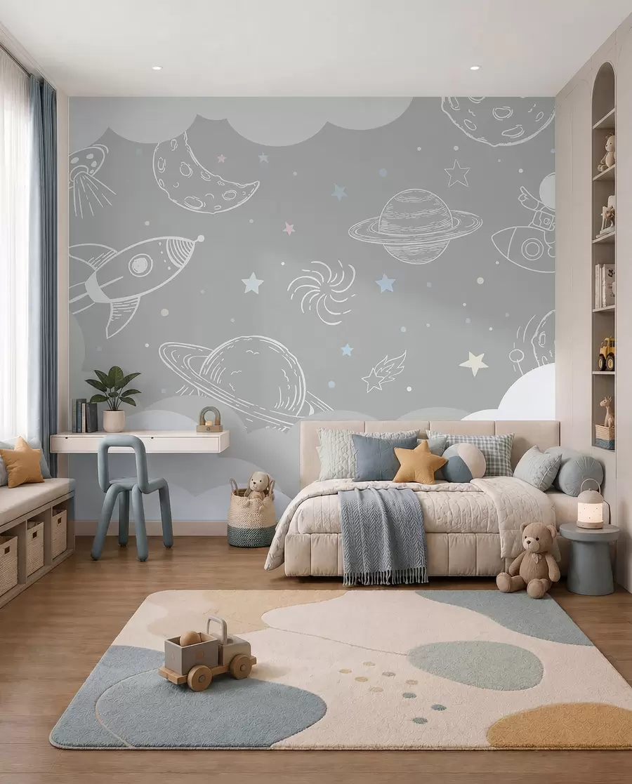 wall murals Space Doodles u94636