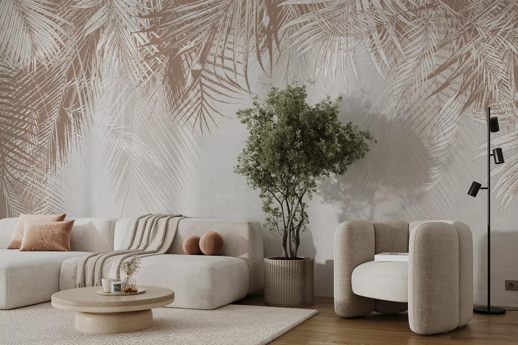wall murals Tropical trees u94465