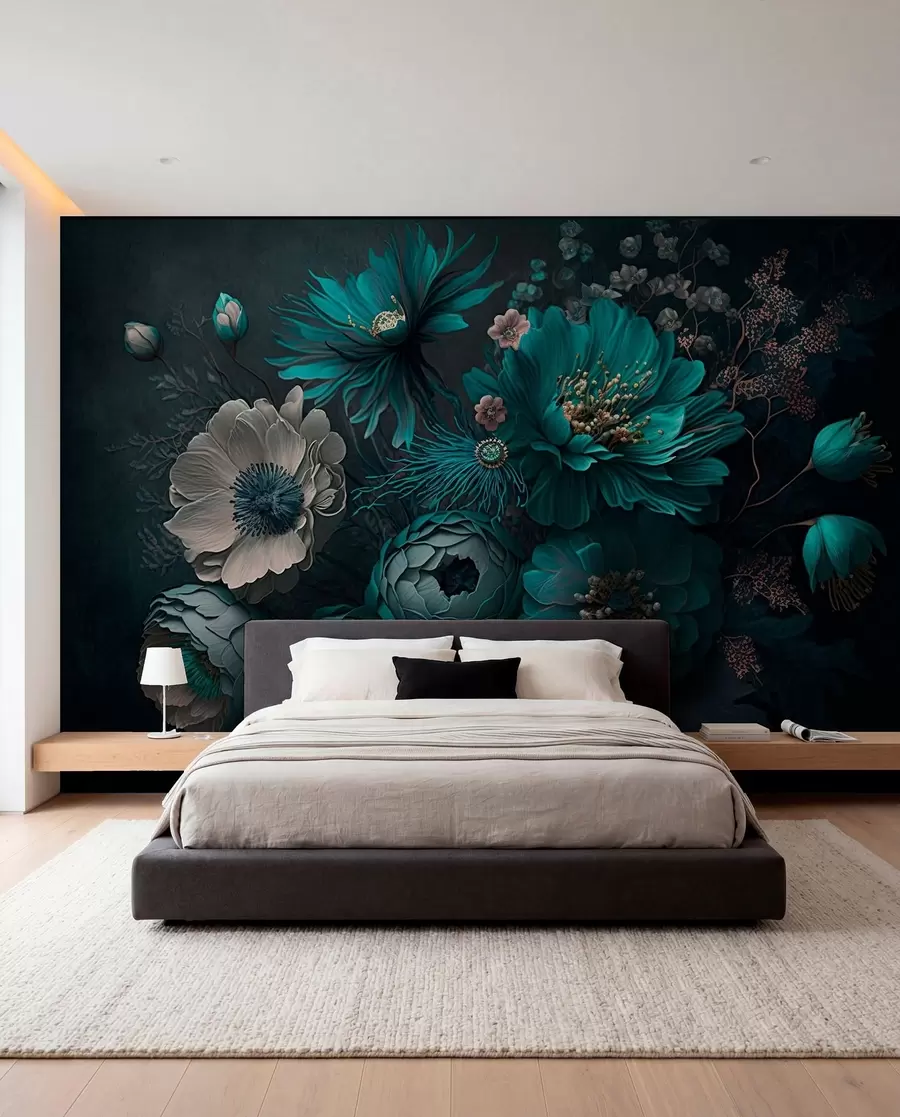 wall murals Morning flowers u75405